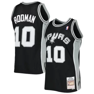 Dennis Élégant Rodman San Antonio Spurs 2001/02 Hardwood Classics Swingman Jersey Black