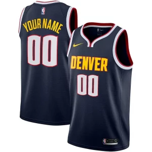 Denver Nuggets Nike Élégant 2022/23 Swingman Custom Jersey Icon Edition Navy