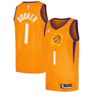 Devin Booker Phoenix Suns Jordan Brand Swingman Player Jersey Statement Commémoratif Edition Orange
