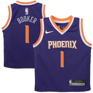 Devin Booker Phoenix Suns Nike Preschool Replica Jersey Purple Icon Distingué Edition