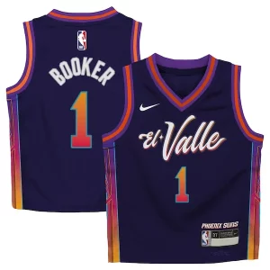 Devin Booker Phoenix Suns Nike Toddler Swingman Replica Jersey City Edition Purple Dashing