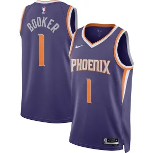Devin Booker Phoenix Suns Tendance Nike Unisex Swingman Jersey Icon Edition Purple/White