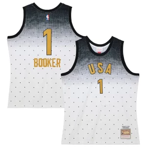 Devin Booker Team USA 2016 Prime Hardwood Classics Rising Stars Swingman Jersey White