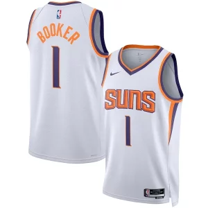 Devin Prime Booker Phoenix Suns Nike Unisex Swingman Jersey Association Edition White/Purple
