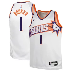 Devin Booker Phoenix Suns Nike Youth Swingman Jersey Association Admirable Edition White