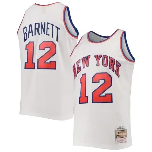 Dick Barnett Uniques New York Knicks 1969/70 Hardwood Classics Swingman Jersey White