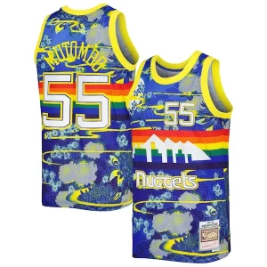 Dikembe Mutombo Denver Nuggets Hardwood Vibrant Classics Lunar New Year Swingman Jersey Blue