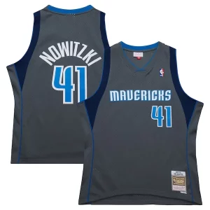 Dirk Nowitzki Dallas Mavericks 2003/04 Collectible Hardwood Classics Swingman Jersey Gray