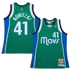 Dirk Nowitzki Dallas Mavericks 2004/05 Hardwood Captivant Classics Authentic Jersey Green