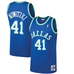 Dirk Nowitzki Splendide Dallas Mavericks 1998/99 Hardwood Classics Swingman Jersey Blue