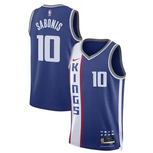Domantas Sabonis Sacramento Kings Nike Unisex Exceptionnel 2023/24 Swingman Jersey Blue City Edition