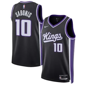 Domantas Sabonis Sacramento Kings Nike Unisex Swingman Jersey Icon Edition Commémoratif Black