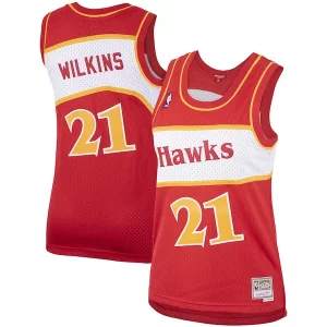 Dominique Wilkins Atlanta Hawks Tendance Women's Hardwood Classics Swingman Jersey Red