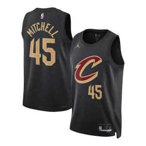 Donovan Mitchell Cleveland Cavaliers Jordan Brand Unisex Swingman Exceptionnel Jersey Statement Edition Black