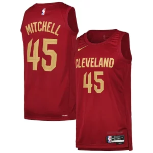 Donovan Mitchell Cleveland Cavaliers Nike Bold Swingman Player Jersey Icon Edition Wine