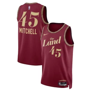 Donovan Mitchell Cleveland Cavaliers Nike Unisex 2023/24 Uniques Swingman Jersey Wine City Edition
