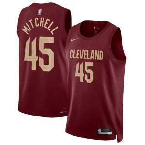 Donovan Mitchell Cleveland Cavaliers Nike Unisex Swingman Jersey Splendide Icon Edition Wine/White