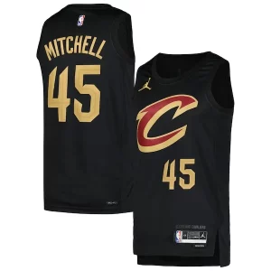 Donovan Superbe Mitchell Cleveland Cavaliers Jordan Brand Swingman Player Jersey Statement Edition Black