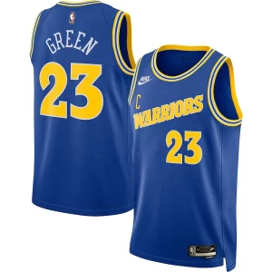 Draymond Captivant Green Golden State Warriors Nike Swingman Jersey Classic Edition Blue