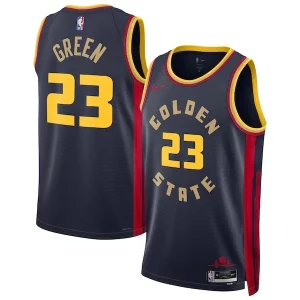 Draymond Green Golden Tendance State Warriors Nike Unisex 2024/25 Swingman Player Jersey City Edition Navy