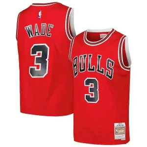 Dwyane Wade Incontournable Chicago Bulls 2016/17 Hardwood Classics Swingman Jersey Red