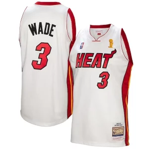 Dwyane Wade Miami Exquisite Heat 2005 06 Authentic Player Jersey White