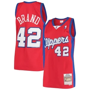 Elton Brand LA Clippers Tendance Hardwood Classics Swingman Jersey Red