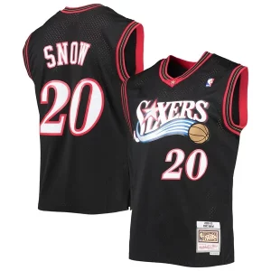 Eric Snow Philadelphia Premium 76ers 2000/01 Hardwood Classics Swingman Jersey Black