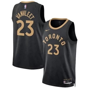 Fred VanVleet Toronto Raptors Nike Unisex 2022/23 Swingman Jersey City Exclusif Edition Black
