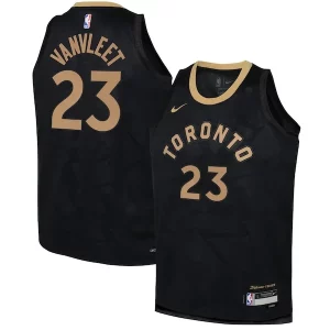 Fred VanVleet Toronto Raptors Nike Youth 2022/23 Swingman Jersey City Refiné Edition Black