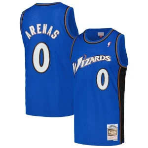 Gilbert Arenas Washington Wizards 2004/05 Hardwood Personalisable Classics Swingman Jersey Blue