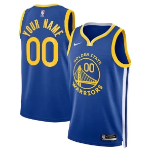 Golden State Warriors Nike Unisex Swingman Custom Jersey Royal Icon Edition Captivant