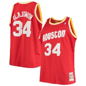 Hakeem Olajuwon Houston Magnifique Rockets 1993/94 Big & Tall Hardwood Classics Swingman Jersey Red