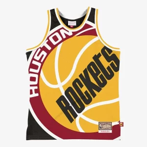 Houston Refiné Rockets Hardwood Classics Blown Out Fashion Jersey Black