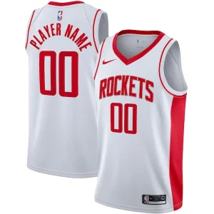 Houston Rockets Nike 2020/21 Swingman Custom Jersey Association Incontournable Edition White