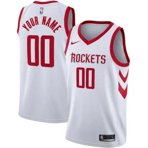Houston Rockets Nike Tendance Swingman Custom Jersey Association Edition White