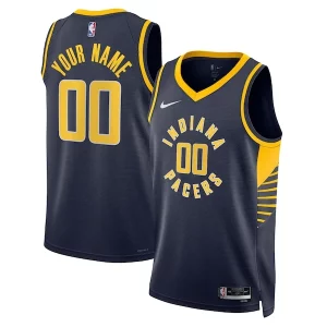 Indiana Pacers Nike Unisex Distingué 2022/23 Swingman Custom Jersey Navy Icon Edition