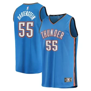 Isaiah Hartenstein Oklahoma City Thunder Youth Fast Break Replica Player Jersey Icon Edition Superbe Blue