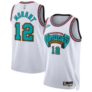 Ja Luxueux Morant Memphis Grizzlies Nike Unisex 2024/25 Swingman Jersey White Classic Edition