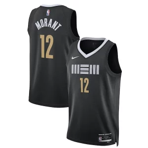 Ja Morant Memphis Grizzlies Nike Refiné Unisex 2023/24 Swingman Jersey Black City Edition