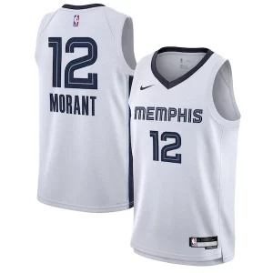 Ja Morant Memphis Grizzlies Nike Youth Personalisable Swingman Jersey Association Edition White