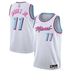 Jaime Jaquez Jr. Miami Heat Nike Unisex 2024/25 Swingman Exceptionnel Player Jersey City Edition White