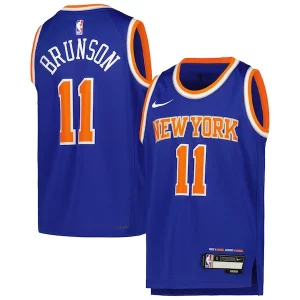 Jalen Brunson Superbe New York Knicks Nike Youth Swingman Jersey Icon Edition Blue