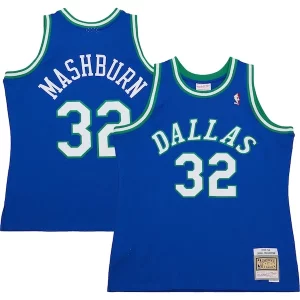 Jamal Mashburn Dallas Mavericks 2001/02 Hardwood Classics Authentique Swingman Jersey Blue