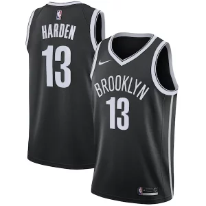 James Harden Brooklyn Nets Nike 2020/21 Swingman Jersey Black Icon Edition Exceptionnel