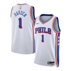 James Harden Magnifique Philadelphia 76ers Nike Unisex Swingman Jersey Association Edition White