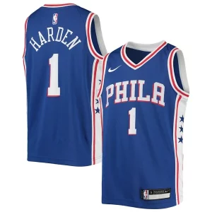 James Harden Philadelphia 76ers Bold Nike Youth Swingman Jersey Icon Edition Royal