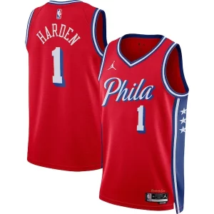 James Harden Philadelphia 76ers Jordan Brand Unisex Swingman Jersey Statement Edition Prime Red