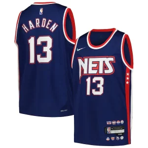 James Refiné Harden Brooklyn Nets Nike Youth Swingman Jersey City Edition Navy