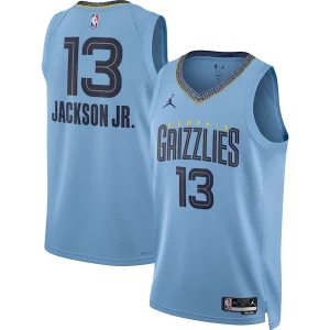 Jaren Jackson Jr. Memphis Grizzlies Jordan Premium Brand Unisex Swingman Jersey Statement Edition Light Blue